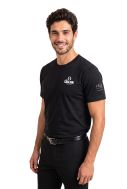    T-shirt uomo nera Caffè Cagliari - HQ K3025