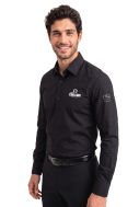    Camicia  ML uomo nera Caffè Cagliari-HQ-k529