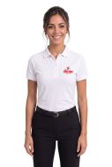    Polo MM donna bianca Caffè Cagliari-K255